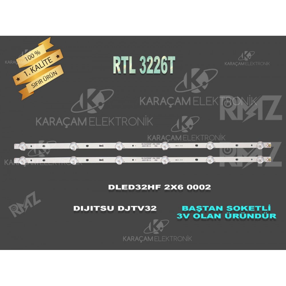 DIJITSU DJTV32 LED BAR, DLED32HF , DLED32HF 2X6 0002